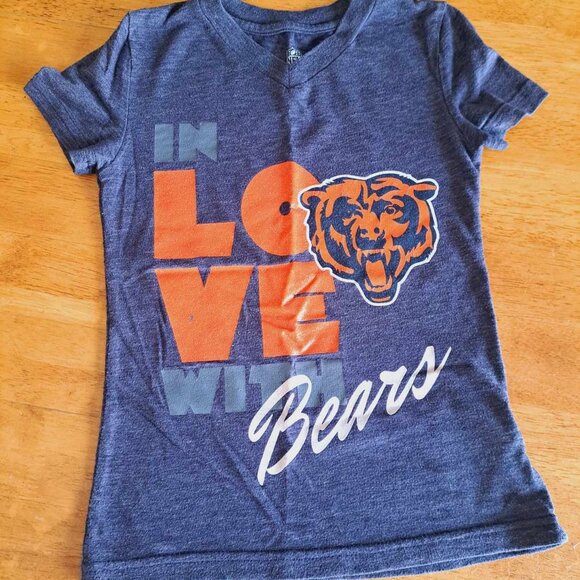 Chicago bears girls t-shirt size 5/6 - Picture 1 of 4